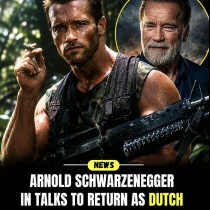 Featured image for  Arnold Schwarzenegger Could Return as Dutch in Predator